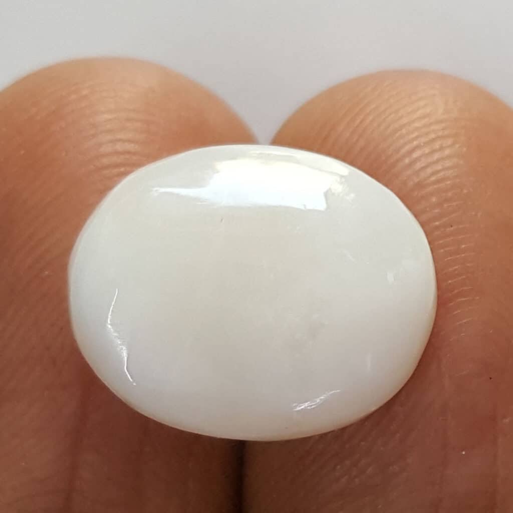 Opal, vit, kristall